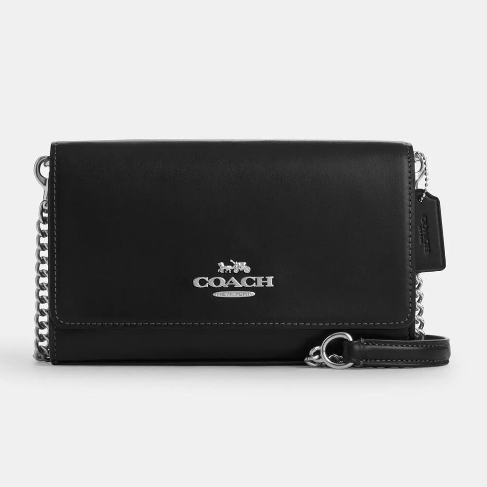 COACH Black Crossbody Flap Bag